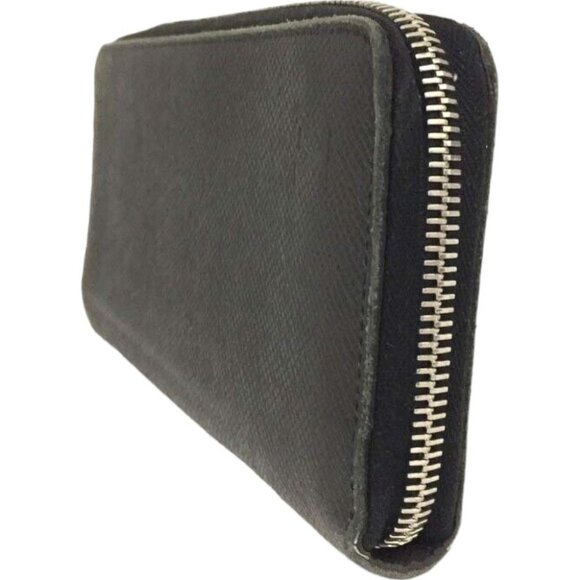 723220AA Louis Vuitton Wallet Long Ardoise Taiga Leather - Picture 3 of 9